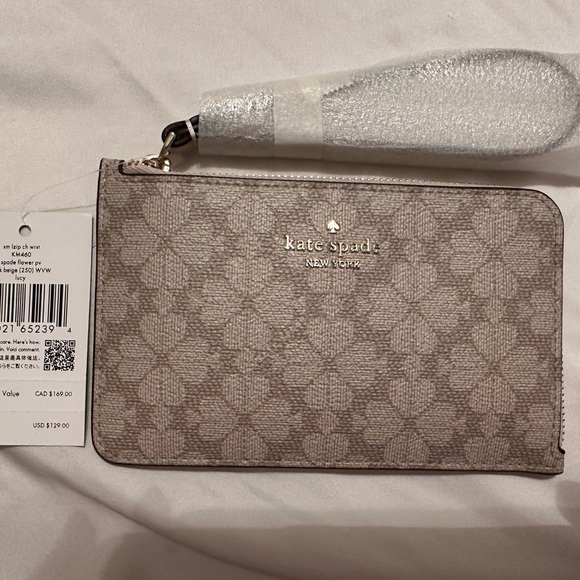 NWT Kate Spade Lucy Spade Flower Small Card Holder Wallet - Picture 6 of 8